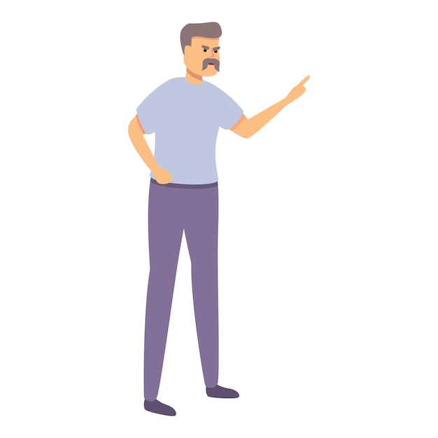 Icono de discriminación por edad vector de dibujos animados Racismo humano Tolerancia popular