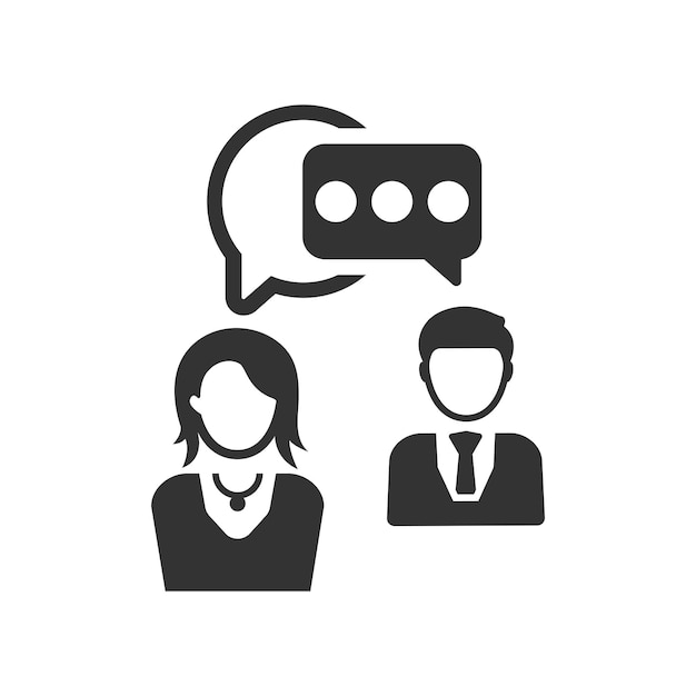 Icono de discusión del problema