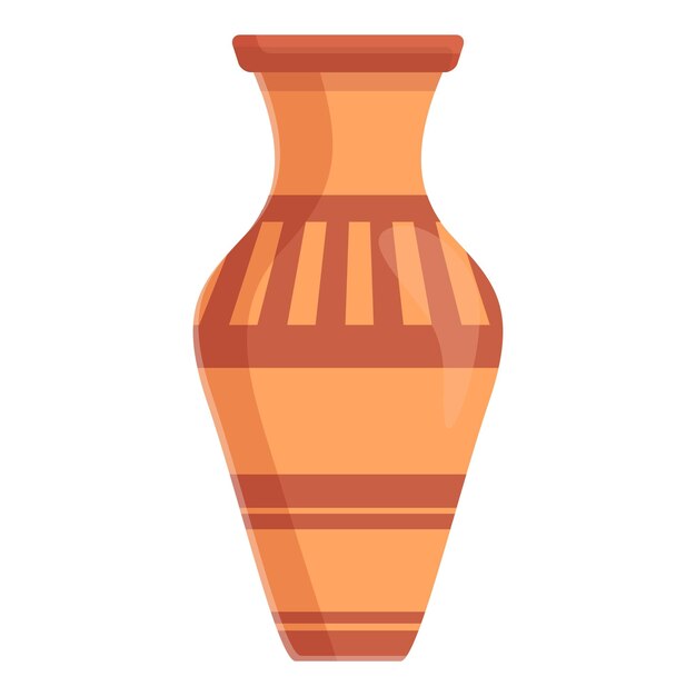 Icono de diseño de ánfora Icono vectorial de diseño de ámfora para diseño web aislado en fondo blanco