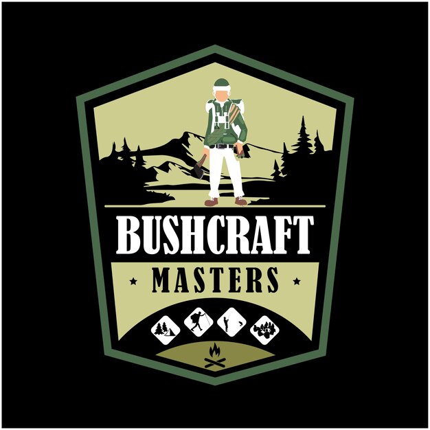 icono de diseño de camiseta de aventura