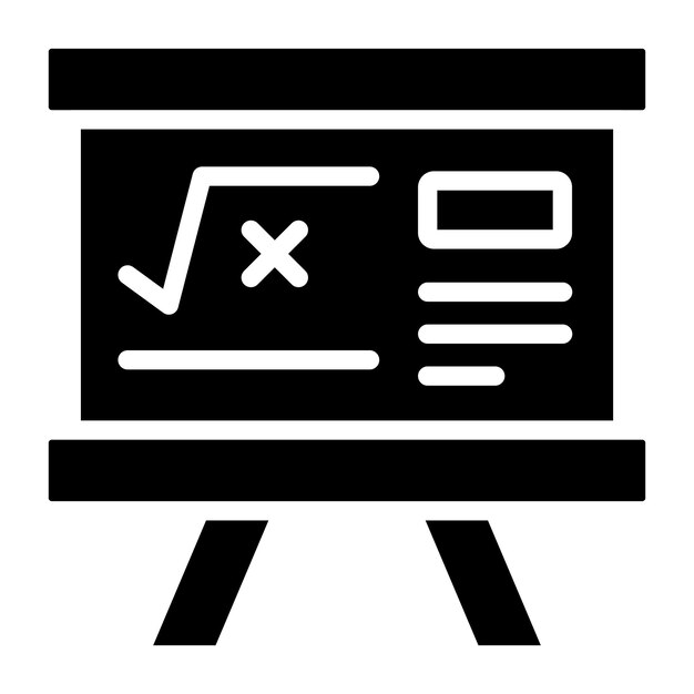 Un icono de diseño creativo del aprendizaje de matemáticas