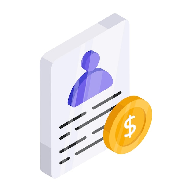 Icono de diseño editable del currículum