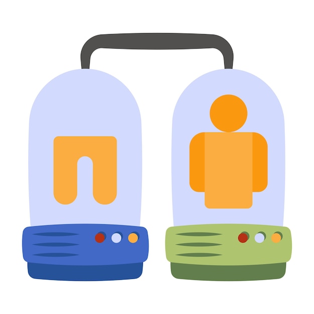 Icono de diseño editable de la transformación humana.