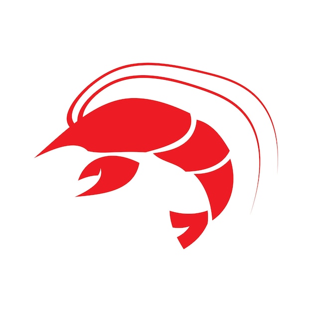 Icono de diseño de ilustración de vector de langosta