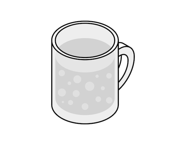 Icono de diseño isométrico de cerveza Ilustración web vectorial Concepto colorido 3d
