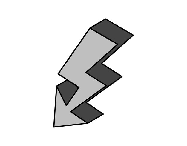 Icono de diseño isométrico de energía Ilustración web vectorial Concepto colorido 3d