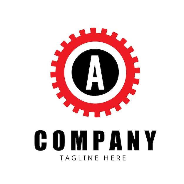 El icono del diseño del logotipo de Cogs