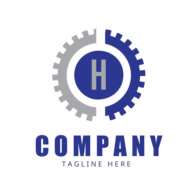 El icono del diseño del logotipo de Cogs