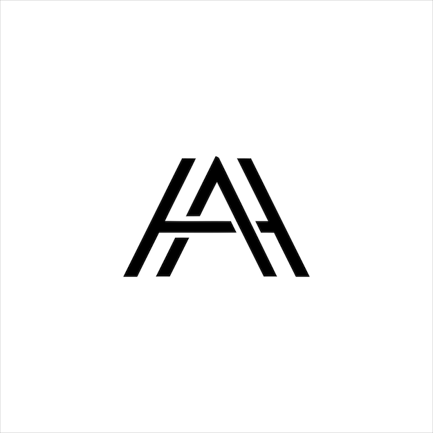 Icono de diseño de logotipo creativo de la letra AA