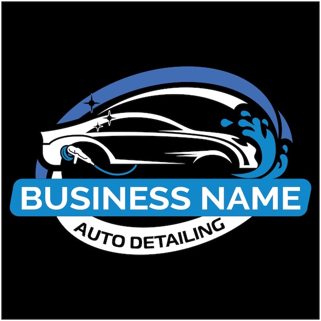 icono de diseño de logotipo de detalles de automóviles