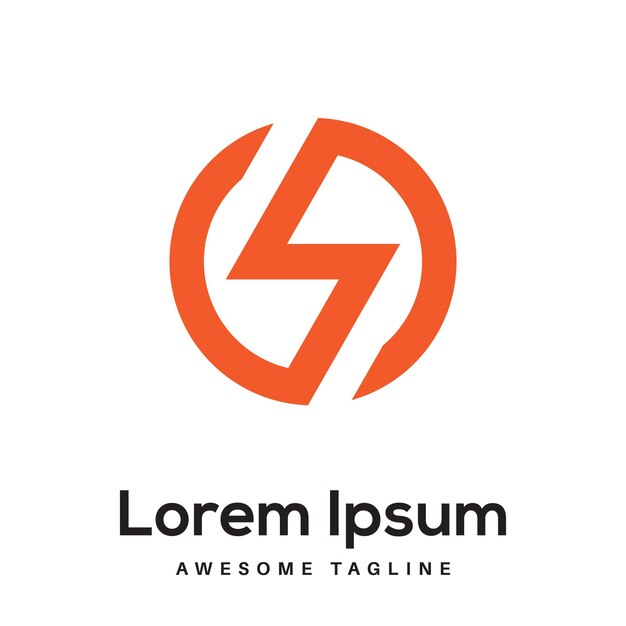 Icono de diseño de logotipo de electricidad