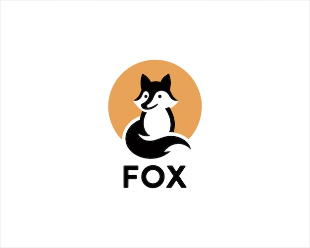 Icono de diseño del logotipo de Fox Vector