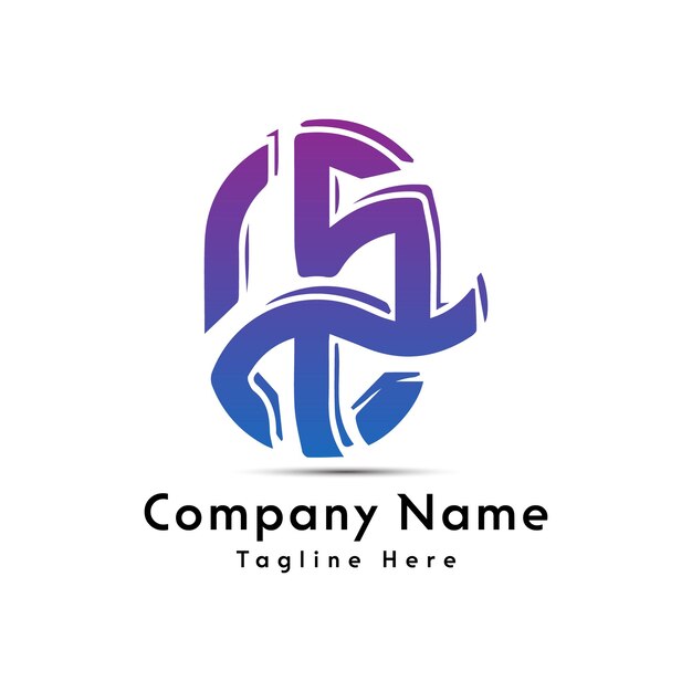 Icono de diseño de logotipo inicial creativo de letra TSQ