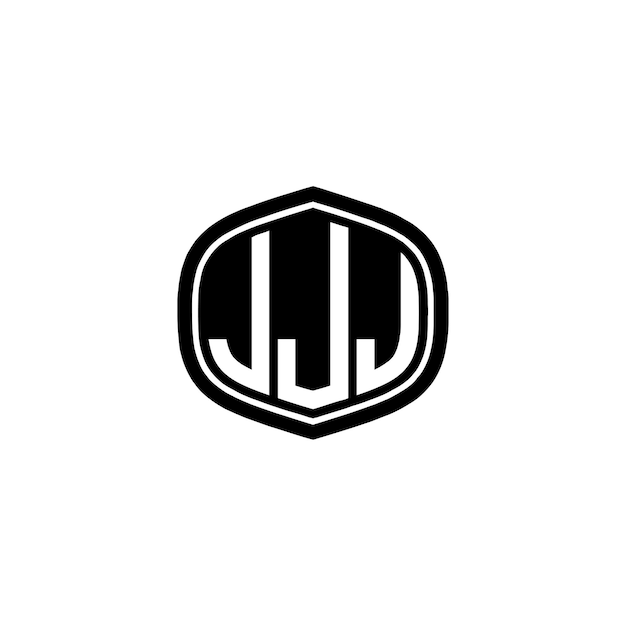 Icono del diseño del logotipo de jjj