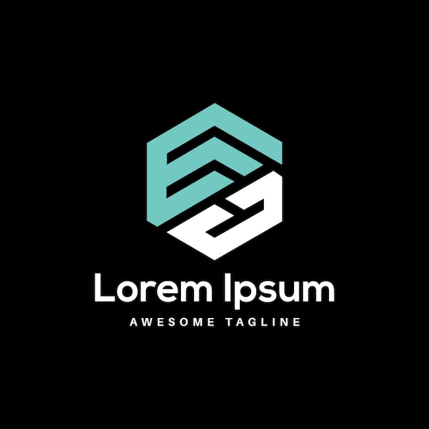 Icono de diseño de logotipo de letra EC gratuito B Rahim Stock Designer