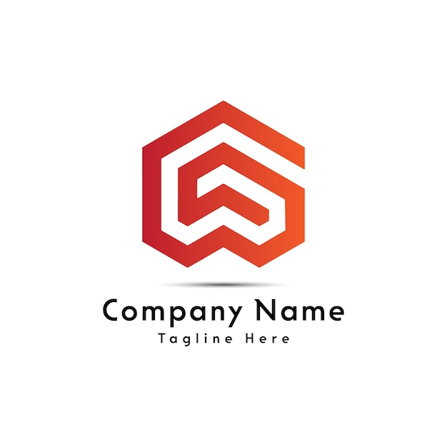 Icono del diseño del logotipo de la letra G