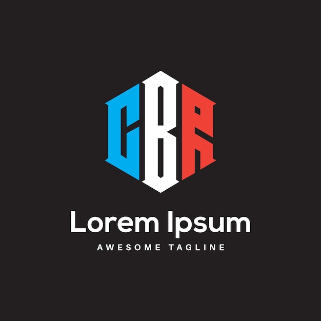 Vector Ícono de diseño de logotipo de letra gbr por rahim stock designer