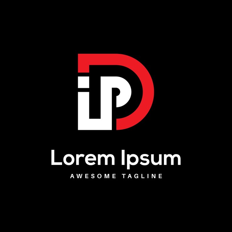 Vector icono de diseño de logotipo de letra ipd por rahim stock designer