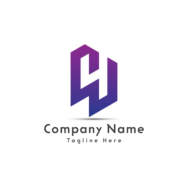 Icono del diseño del logotipo de la letra L4