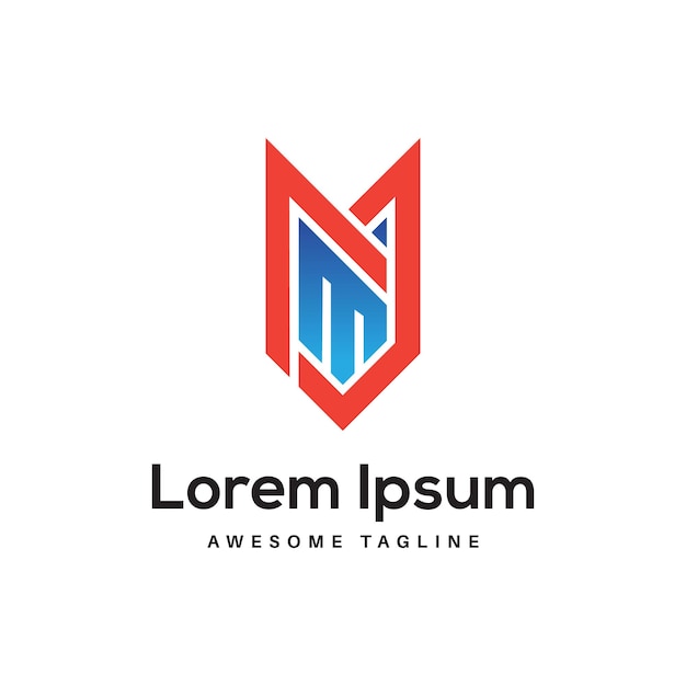 Icono de diseño de logotipo de letra MVM por Rahim Stock Designer