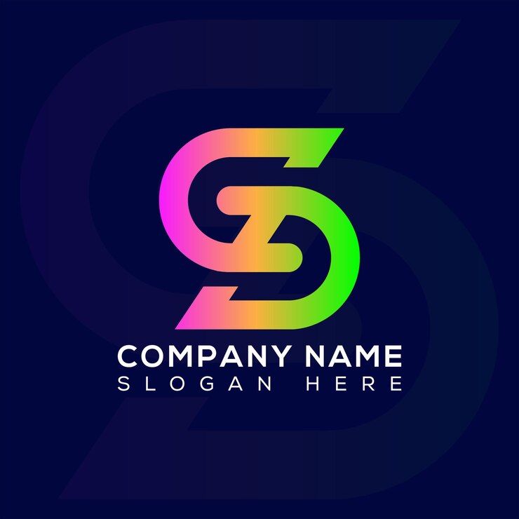 Vector icono de diseño de logotipo de letra sd.