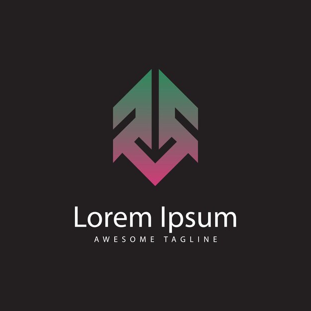 Icono de diseño de logotipo letra V Gratis