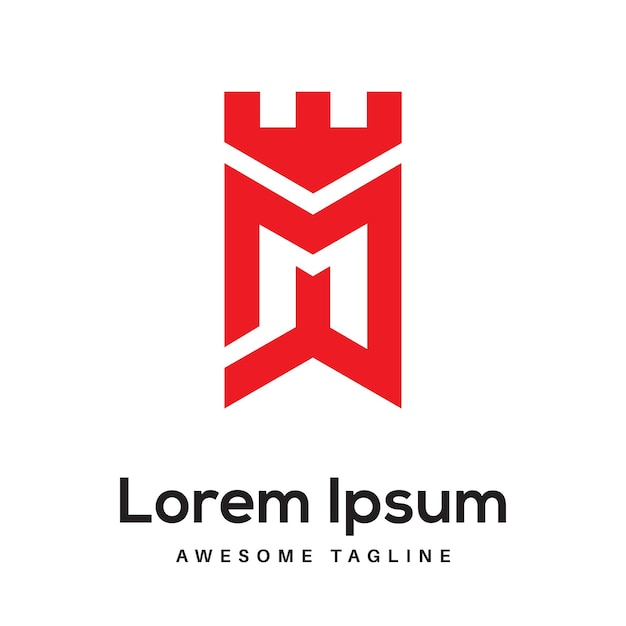 Icono de diseño de logotipo de M King Latter