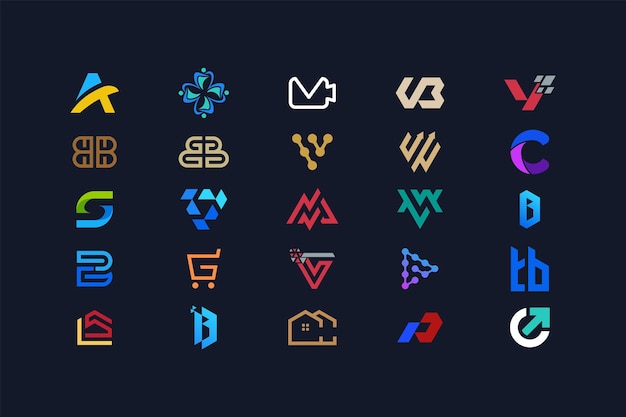 Icono de diseño de logotipo de personas de la comunidad de la corona estilo mínimo Colección de logotipos geométricos abstractos
