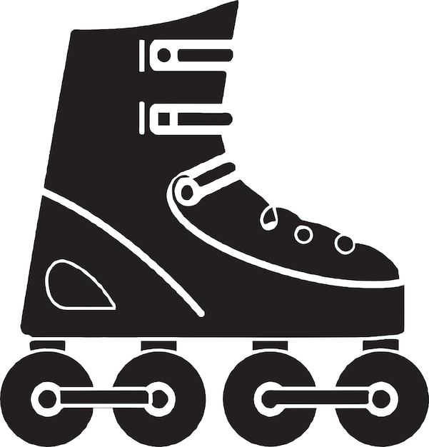 Icono de diseño de logotipo de pista de patinaje