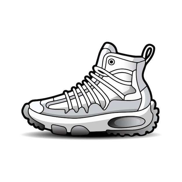 Icono de diseño de logotipo vectorial de zapatillas y zapatillas