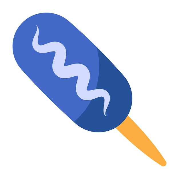 Icono de diseño moderno de corndog