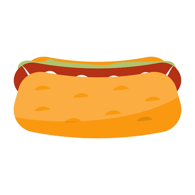 Icono de diseño moderno de hamburguesa de hot dog.