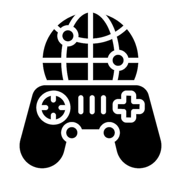 Ícono de diseño moderno de los juegos globales