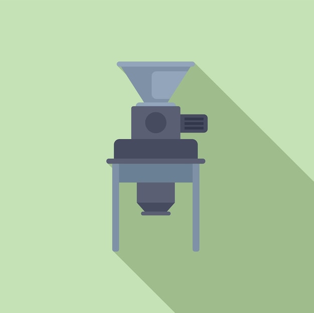 Icono de diseño plano de molinillo de carne industrial