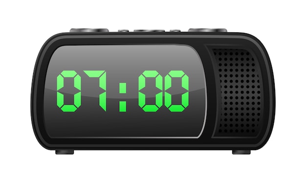 Vector icono de diseño retro reloj de radio