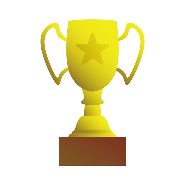 icono de diseño de trofeo campeón signo y símbolo de recompensa