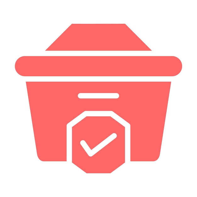 Icono de diseño vectorial de comprobación Estilo de icono