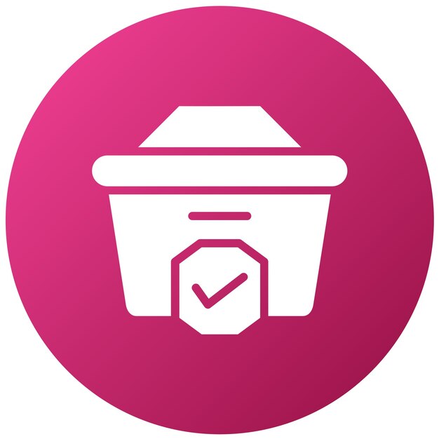 Icono de diseño vectorial de comprobación Estilo de icono