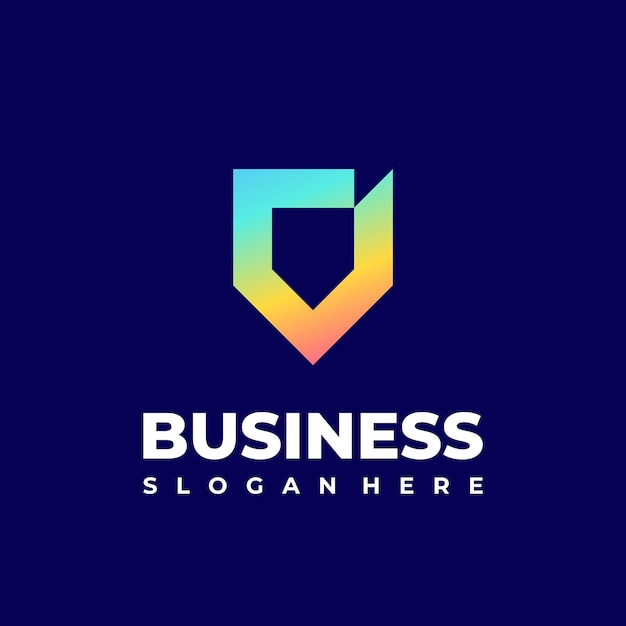 Icono de diseños de logotipo de escudo Logotipo de seguridad Símbolo de protección Diseño de logotipo vectorial