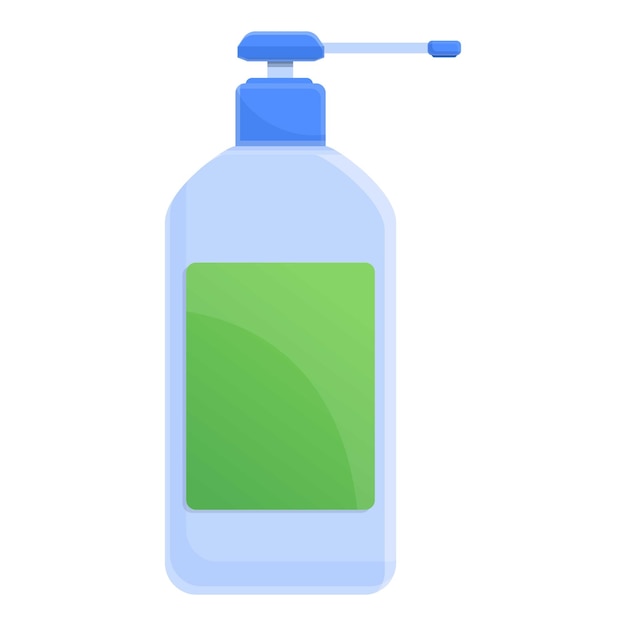 Icono de dispensador de tienda de desinfección Caricatura de icono de vector de dispensador de tienda de desinfección para diseño web aislado sobre fondo blanco