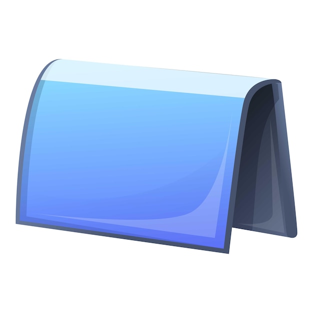 Icono de dispositivo flexible Caricatura de icono vectorial de dispositivo flexible para diseño web aislado en fondo blanco