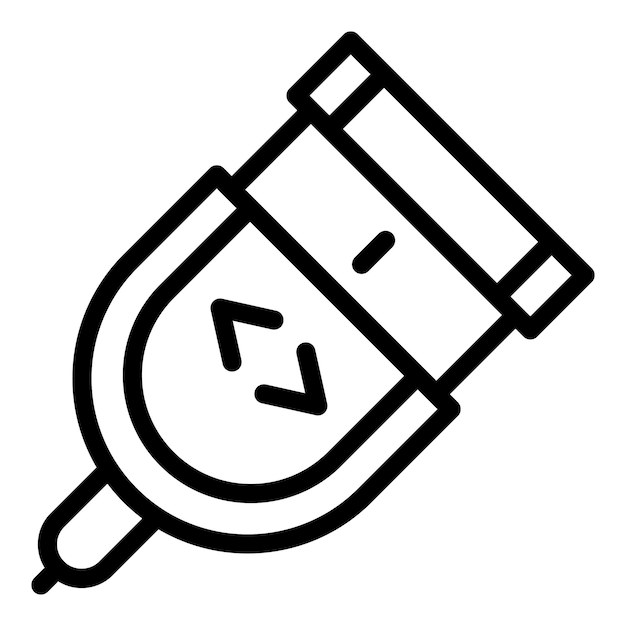 Icono del dispositivo de insulina y glucosa Icono de vector del dispositivo de insulina y glucosa para diseño web aislado en fondo blanco