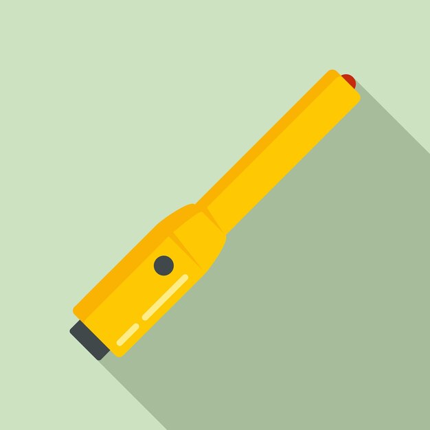 Icono de dispositivo de mano de radiación Ilustración plana del icono de vector de dispositivo de mano de radiación para diseño web