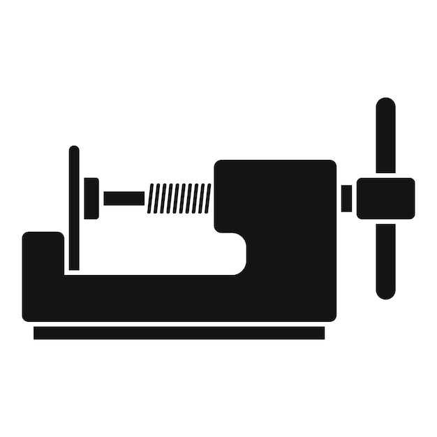 Icono de dispositivo de montaje de neumáticos Ilustración simple del icono de vector de dispositivo de montaje de neumáticos para diseño web aislado sobre fondo blanco