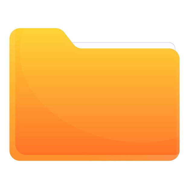 Icono de documento de carpeta de PC Icono vectorial de documento de carta de PC para el diseño web aislado en fondo blanco
