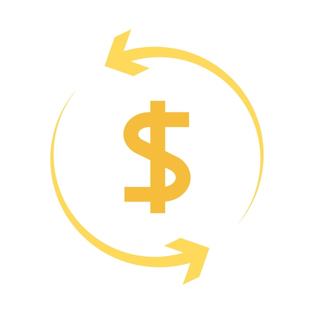 El icono del dólar de los Estados Unidos es el vector de Clipart Money Clipart Vector.