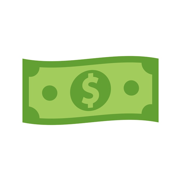 Icono de dólar Signo de dinero Dólar dinero icono de efectivo Caja registradora Ilustración vectorial