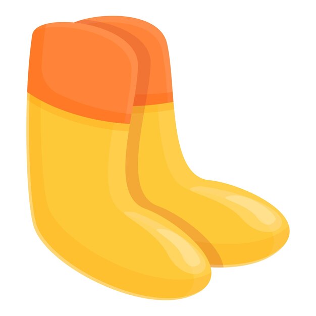 Icono de donación de calcetines de invierno Caricatura de icono de vector de donación de calcetines de invierno para diseño web aislado sobre fondo blanco
