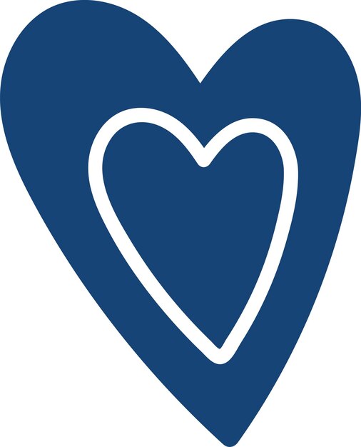 Icono del Doodle del Corazón