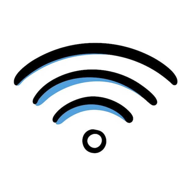El icono de Doodle dibujado a mano Wifi 13